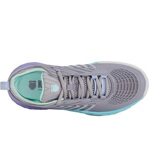 K-Swiss Women's Gray and Purple Athletic Shoes